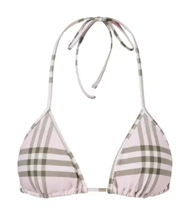 Burberry Check bikini top | Thumbnail 1 Burberry Check bikini top | Thumbnail 1
