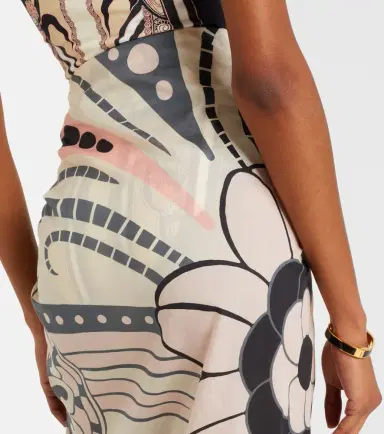 La DoubleJ Printed cotton beach cover-up | Thumbnail 4