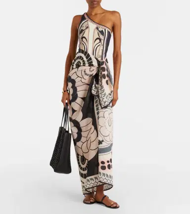 La DoubleJ Printed cotton beach cover-up | Thumbnail 6