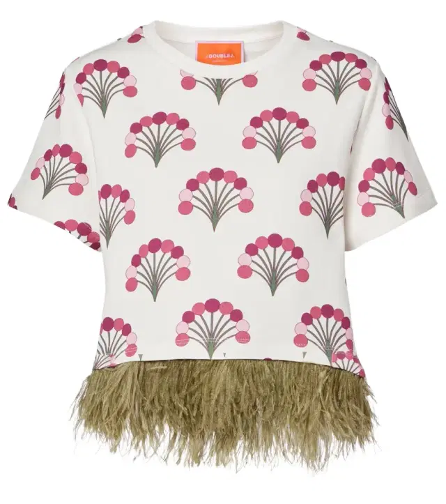 La DoubleJ La Scala printed cotton jersey T-shirt