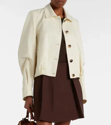 Loewe Cotton and silk blouson jacket | Thumbnail 2 Loewe Cotton and silk blouson jacket | Thumbnail 2