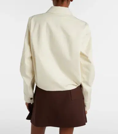 Loewe Cotton and silk blouson jacket | Thumbnail 3 Loewe Cotton and silk blouson jacket | Thumbnail 3