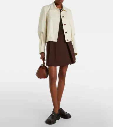Loewe Cotton and silk blouson jacket | Thumbnail 6 Loewe Cotton and silk blouson jacket | Thumbnail 6