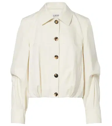 Loewe Cotton and silk blouson jacket | Thumbnail 1 Loewe Cotton and silk blouson jacket | Thumbnail 1