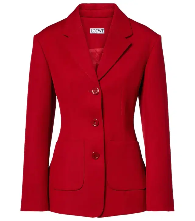 Wool-blend blazer