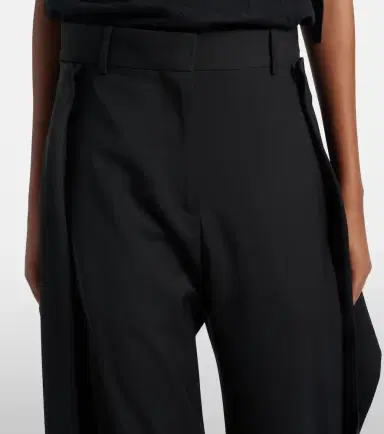 Loewe Draped wool wide-leg pants | Thumbnail 2
