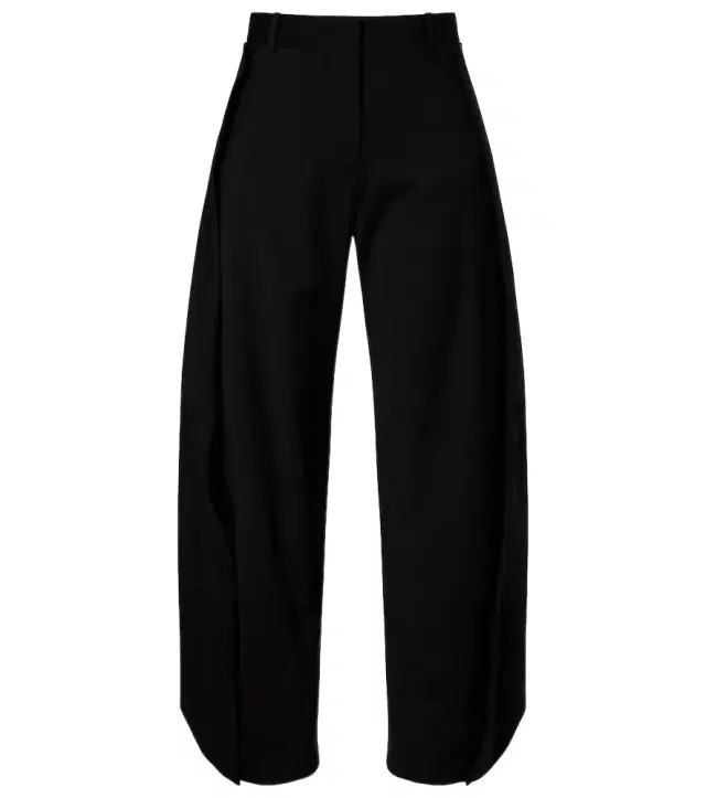 Loewe Draped wool wide-leg pants