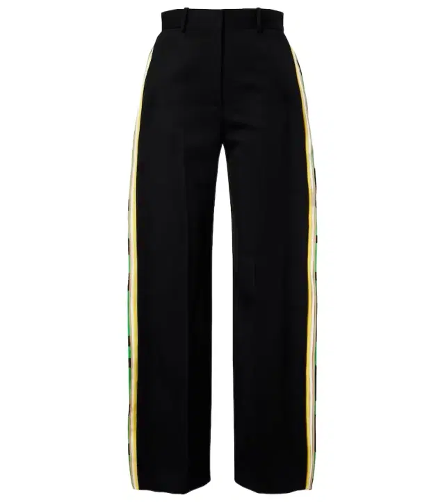 Wool wide-leg pants