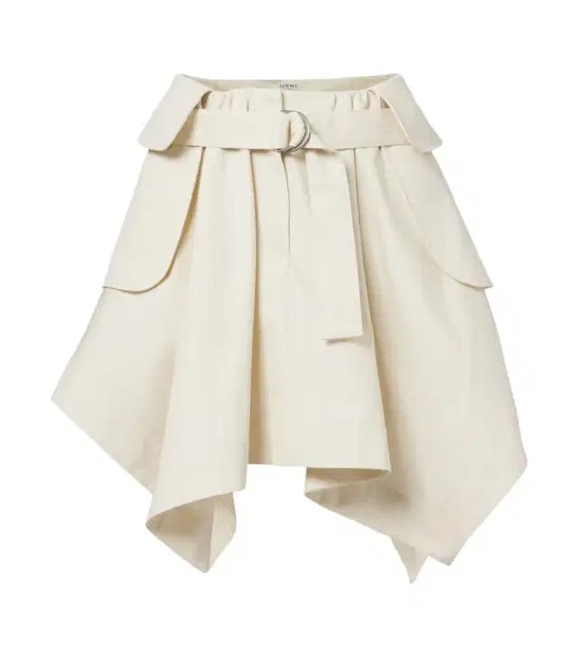 Loewe Cotton and silk gabardine miniskirt