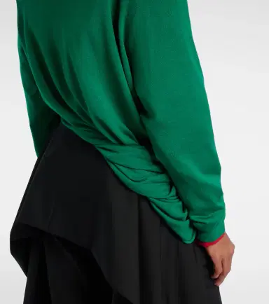 Loewe Double L asymmetric wool sweater | Thumbnail 2 Loewe Double L asymmetric wool sweater | Thumbnail 2