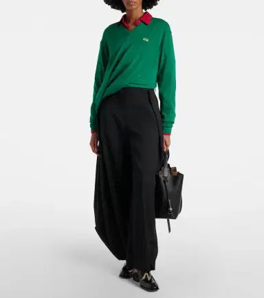 Loewe Double L asymmetric wool sweater | Thumbnail 5 Loewe Double L asymmetric wool sweater | Thumbnail 5