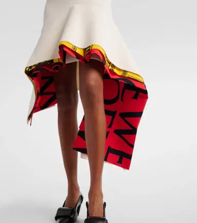 Loewe Asymmetric printed minidress | Thumbnail 4