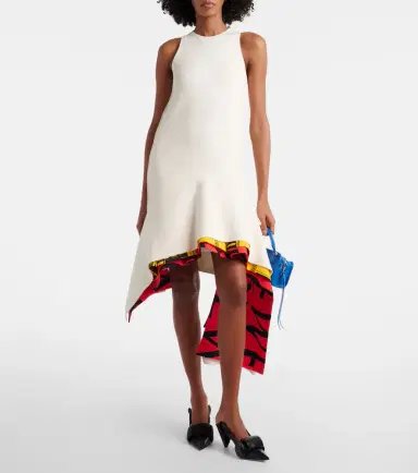 Loewe Asymmetric printed minidress | Thumbnail 5
