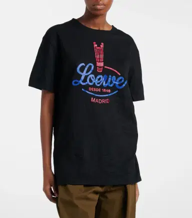 Loewe Logo jersey T-shirt | Thumbnail 3 Loewe Logo jersey T-shirt | Thumbnail 3