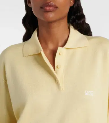 Loewe Double L cashmere and silk-blend polo sweater | Thumbnail 3 Loewe Double L cashmere and silk-blend polo sweater | Thumbnail 3
