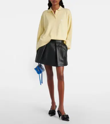 Loewe Double L cashmere and silk-blend polo sweater | Thumbnail 6 Loewe Double L cashmere and silk-blend polo sweater | Thumbnail 6