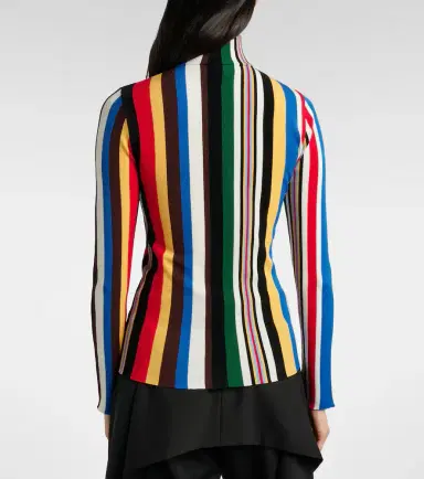 Loewe Striped half-zip sweater | Thumbnail 4 Loewe Striped half-zip sweater | Thumbnail 4