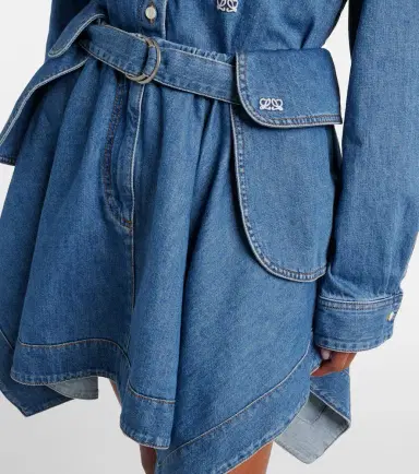 Loewe Double L belted denim miniskirt | Thumbnail 5 Loewe Double L belted denim miniskirt | Thumbnail 5