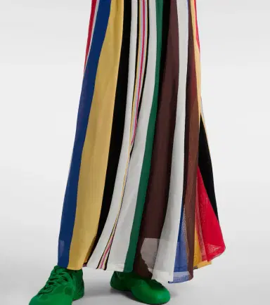 Loewe Ribbed-knit striped maxi dress | Thumbnail 2 Loewe Ribbed-knit striped maxi dress | Thumbnail 2