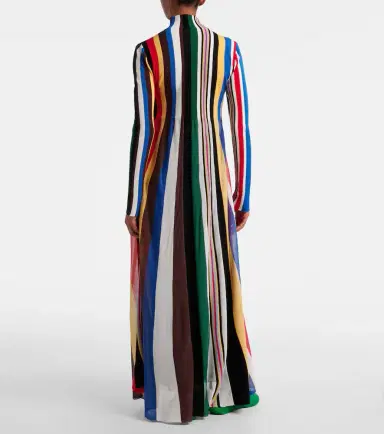 Loewe Ribbed-knit striped maxi dress | Thumbnail 5 Loewe Ribbed-knit striped maxi dress | Thumbnail 5
