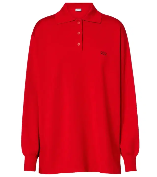 Loewe Double L cashmere-blend polo sweater