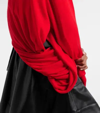 Loewe Double L asymmetric wool sweater | Thumbnail 3
