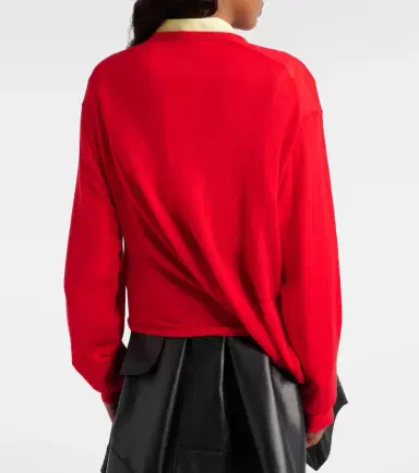 Loewe Double L asymmetric wool sweater | Thumbnail 5