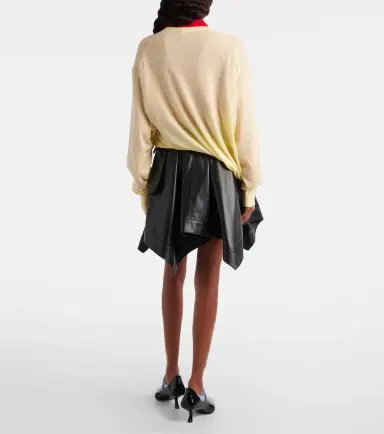 Loewe Double L belted leather miniskirt | Thumbnail 3 Loewe Double L belted leather miniskirt | Thumbnail 3