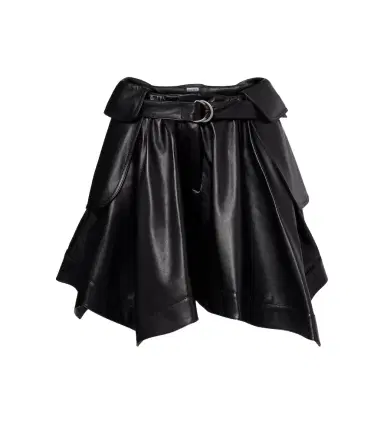 Loewe Double L belted leather miniskirt | Thumbnail 1 Loewe Double L belted leather miniskirt | Thumbnail 1