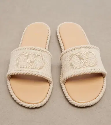 Valentino Garavani VLogo Torchon slides | Thumbnail 3