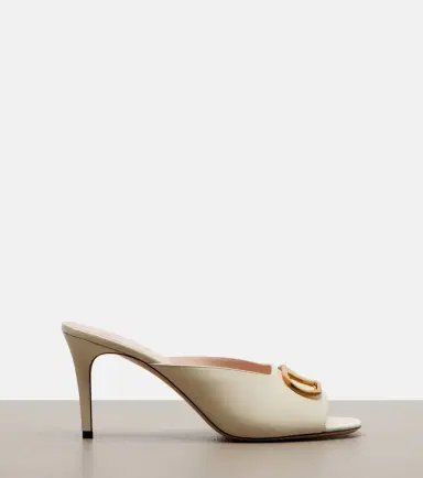 Valentino Garavani VLogo leather mules | Thumbnail 4 Valentino Garavani VLogo leather mules | Thumbnail 4