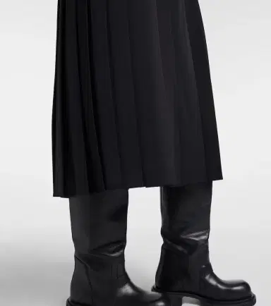 Junya Watanabe Pleated midi skirt | Thumbnail 2 Junya Watanabe Pleated midi skirt | Thumbnail 2