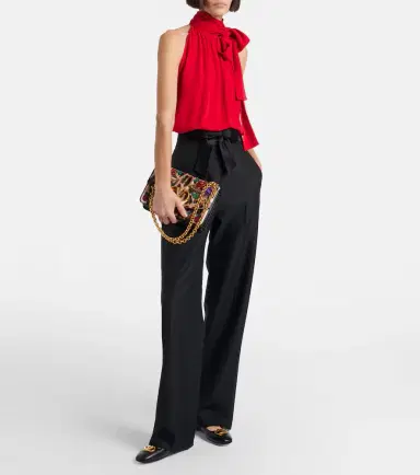Valentino Garavani VLogo leather ballet flats | Thumbnail 6