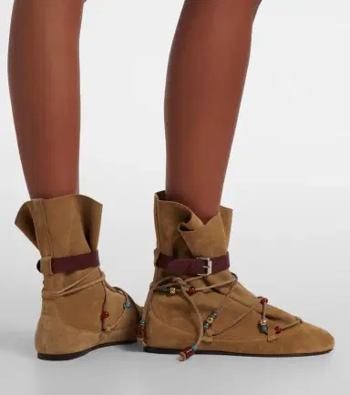 Isabel Marant Letiz suede ankle boots | Thumbnail 5