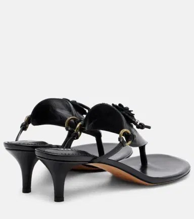Isabel Marant Ekyne embellished leather thong sandals | Thumbnail 3
