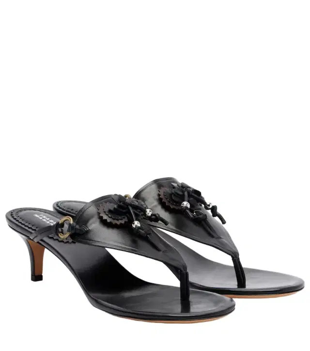 Ekyne embellished leather thong sandals
