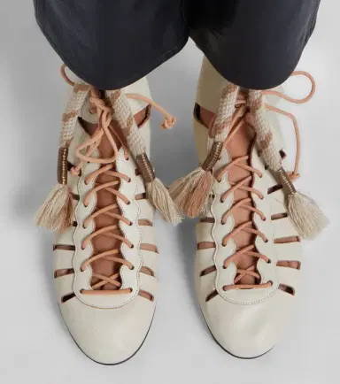 Isabel Marant Liade leather lace-up ankle boots | Thumbnail 6