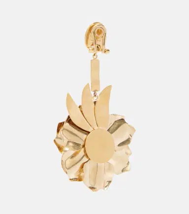 Miu Miu Floral crystal-embellished drop earrings | Thumbnail 2