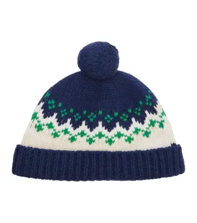 Miu Miu Fair Isle virgin wool beanie | Thumbnail 1 Miu Miu Fair Isle virgin wool beanie | Thumbnail 1