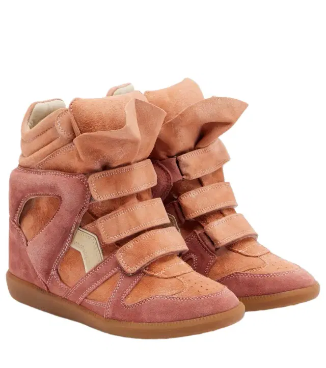Isabel Marant Bekett suede high-top sneakers