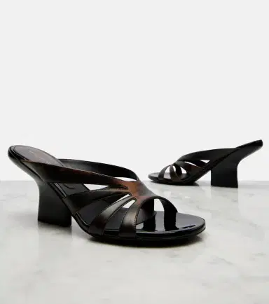 Dries Van Noten Distressed leather mules | Thumbnail 4