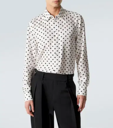 Dolce & Gabbana Polka-dot silk shirt | Thumbnail 6