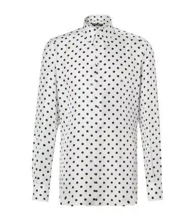 Dolce & Gabbana Polka-dot silk shirt | Thumbnail 1