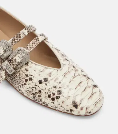 Le Monde Béryl Le Monde Béryl Classic Claudia snake-print Mary Jane flats | Thumbnail 4 Le Monde Béryl Le Monde Béryl Classic Claudia snake-print Mary Jane flats | Thumbnail 4