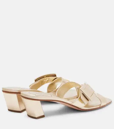 Roger Vivier Metallic leather sandals | Thumbnail 2 Roger Vivier Metallic leather sandals | Thumbnail 2