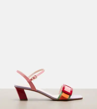 Roger Vivier Belle Vivier patent leather sandals | Thumbnail 4