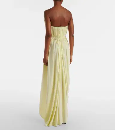 Stella McCartney Crêpe jersey bustier dress | Thumbnail 2