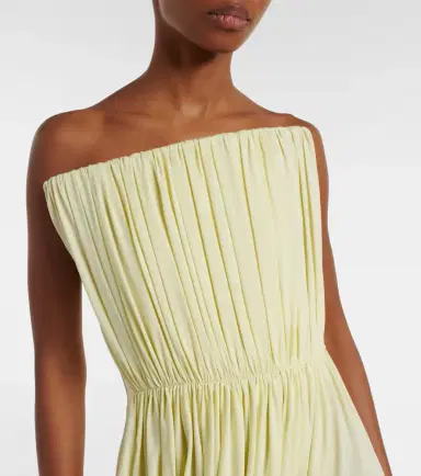 Stella McCartney Crêpe jersey bustier dress | Thumbnail 4