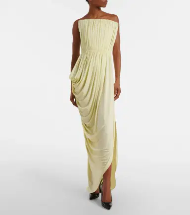 Stella McCartney Crêpe jersey bustier dress | Thumbnail 5