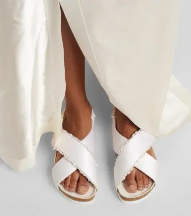 Birkenstock 1774 x Danielle Frankel Tulum embellished satin sandals | Thumbnail 5